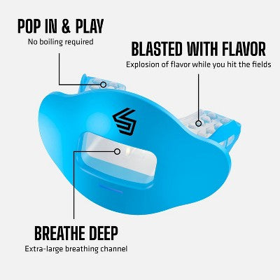 Shock Doctor Sport Max Airflow Flavor Lipguard Kool Aid - Tropical Punch: All-Purpose Polypropylene BPA-Free Mouth Guard