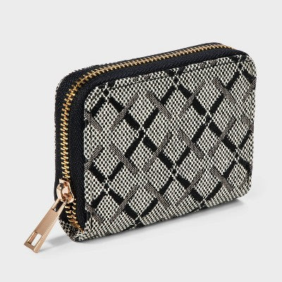 Small Zip Wallet - A New Day Black