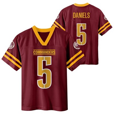NFL Washington Commanders Jayden Daniels Boys' Jersey - S