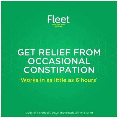 Fleet Stimulant Oral Laxative Tablets for Constipation Relief - 25ct