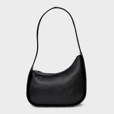 Asymmetric Shoulder Bag - A New Day Black