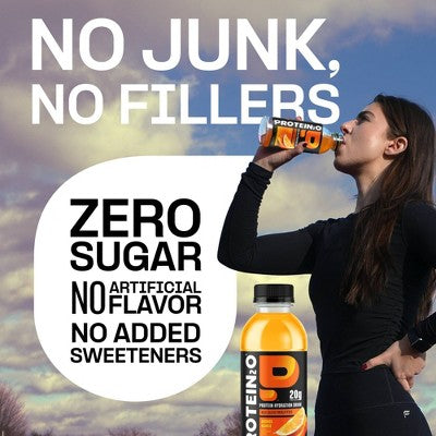 Protein2O 20g Clear Whey Protein Isolate Drink With Electrolytes Orange Mango Non-Caffeinated - 67.6 fl oz/4pk