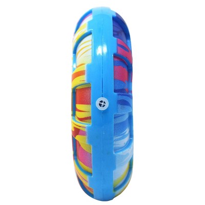 NERF TPR Color Blast Squeak Dog Ring Toys