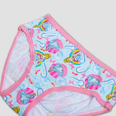Girls' Disney Princess 7pk Underwear - 8
