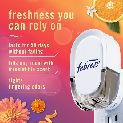 Febreze Luxe Plug Dual Air Freshener Refills - Summer Golden Hour - 1.75 fl oz/2ct