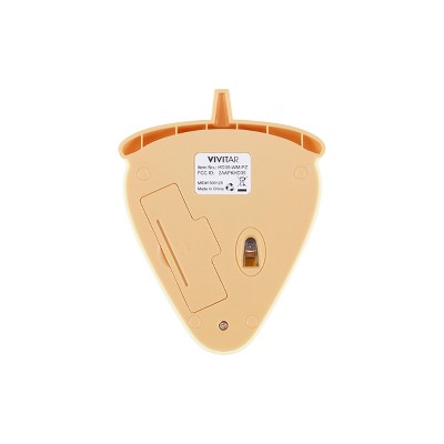 Vivitar 'Pizza' Novelty Computer Mouse - Yellow: Wireless for Home Use