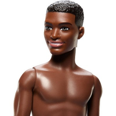 Barbie 12.7" Beach Ken Doll Brown Hair/Brown Eyes Wearing Blue Swimsuit