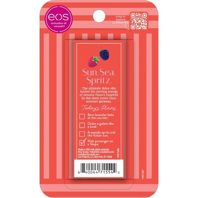 eos 24H Moisture Limited Edition Super Balm - Raspberry Rose - 0.35 fl oz