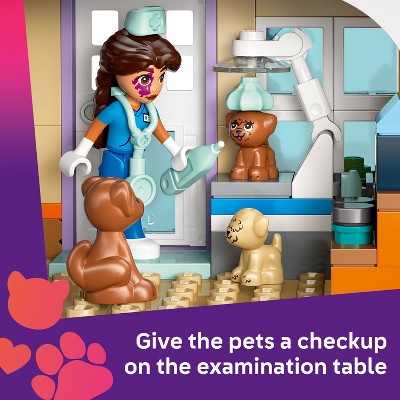 LEGO Friends Horse and Pet Vet Clinic Pretend Play Set 42651