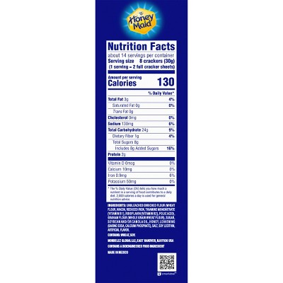 Honey Maid Honey Graham Crackers - 14.4oz
