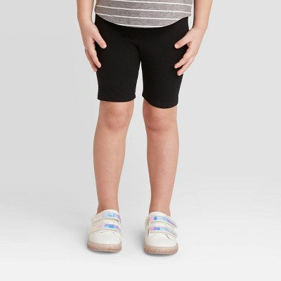 Toddler Girls' Bike Shorts - Cat & Jack Black 2T