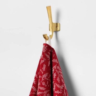 2pk Americana Floral Hand Towels Red - Threshold