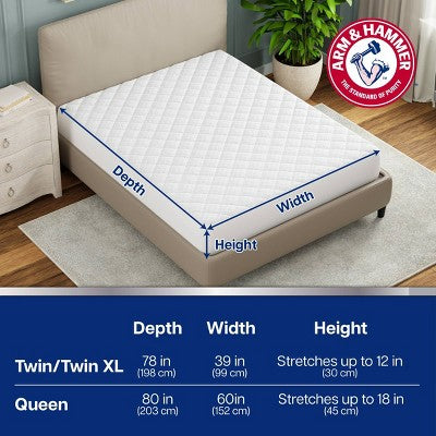 Arm & Hammer Queen Cooling Comfort Mattress Pad