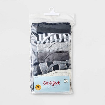 Boys' 7pk Striped Boxer Briefs - Cat & Jack M