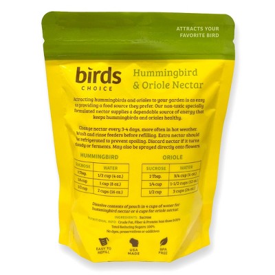 Birds Choice Hummingbird and Oriole Nectar 8 oz