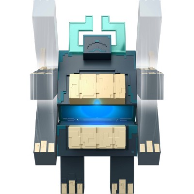 Minecraft Dungeons II Twisted Warden Figure, Lights & Sounds, Slam Attack Action & Soul Corrupted Creeper Figure