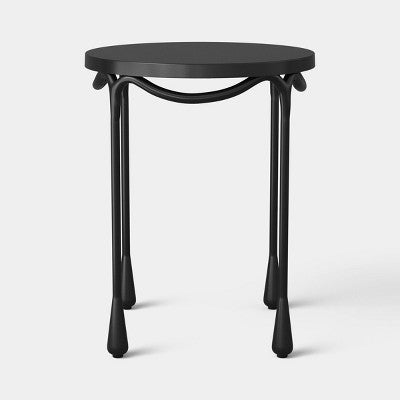 Sheet Metal Side Table with Teardrop Legs Bronze - Threshold Fully Assembled (LOCAL PICKUP ONLY)