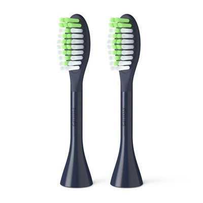 Philips One by Sonicare Replacement Electric Toothbrush Head - BH1022/04 - Midnight - 2pk