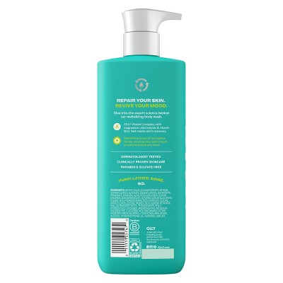 OLLY Revive Mood and Skin Vitamin-Infused Body Wash - Neroli Dew - 17 fl oz