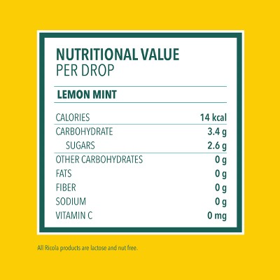 Ricola - Sugar Free Lemon Mint - On The Go Box - 17ct