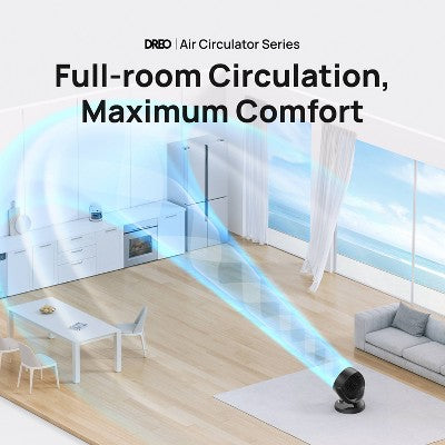 Dreo 7''Air Circulator with Aromatherapy
