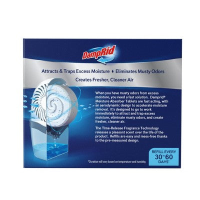 DampRid Moisture Absorber Air Freshener Fresh Scent - 15.74oz/2pk