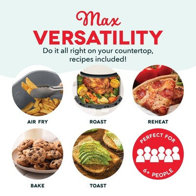 Dash 8qt Tasti Crisp Pro Max Air Fryer Cream (LOCAL PICKUP ONLY)