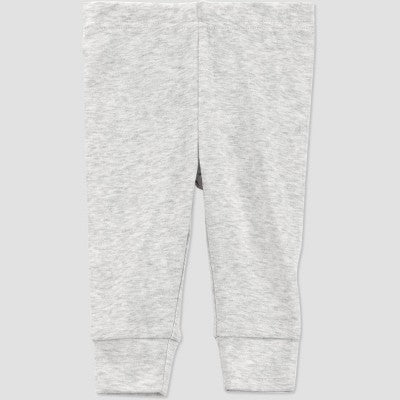 Carter's Just One You Baby Boys' 2pk Striped Pants- Gray/Tan 9M