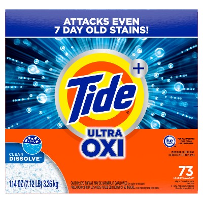 Tide Oxi Powder Laundry Detergent - 73 Loads/114oz
