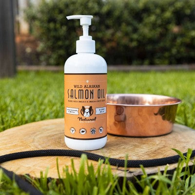 Dog Company Wild Alaskan Salmon Oil - 16oz: Supports Aging, Immune System, Skin & Coat, Joint Health