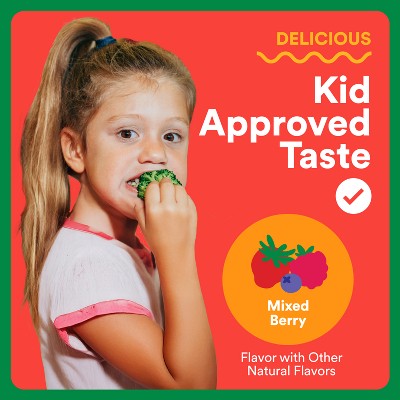 SmartyPants Kids Fiber & Veggies Gummies for Digestive Health, Mixed Berry - 60ct