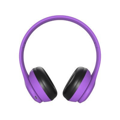 GEMS Over the Ear Wireless Headphones - Purple: Built-In Microphone, Micro USB Connection