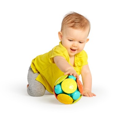 Bright Starts Wobble Bobble Activity Ball Toy: Gross Motor Skills, Fine Motor Skills, Baby Learning Toy