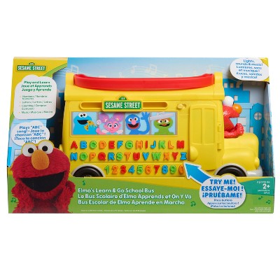 Sesame Street Elmo's Learn & Go School Bus Toy