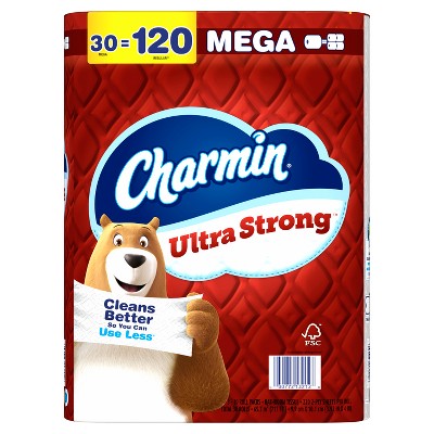 Charmin Ultra Strong Toilet Paper - 30 Mega Rolls