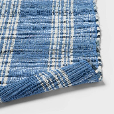20"x30" Americana Denim Bath Rug Blue - Threshold