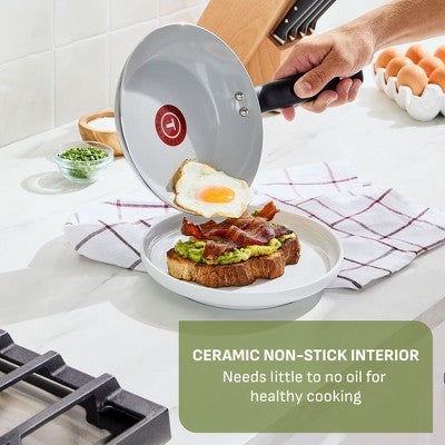 T-Fal Simply Cook 8" Ceramic Nonstick Fry Pan Black