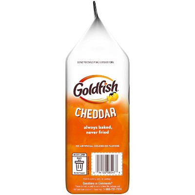 Goldfish Cheddar Cheese Crackers Bag - 6.6oz: No Artificial Preservatives, No High Fructose Corn Syrup, Oven Baked