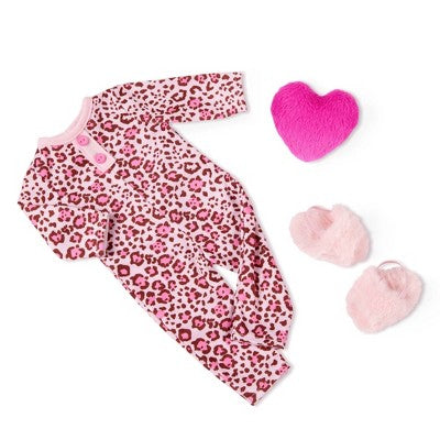 Our Generation Gracia 18" Doll in Pink Leopard-Print Pajama (LOCAL PICKUP ONLY)