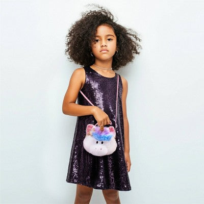 FAO Schwarz Cliqs Plush Unicorn Purse