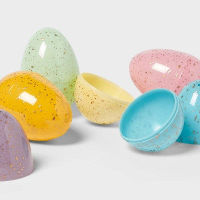 Speckle Fillable Easter Plastic Eggs 6ct - Spritz