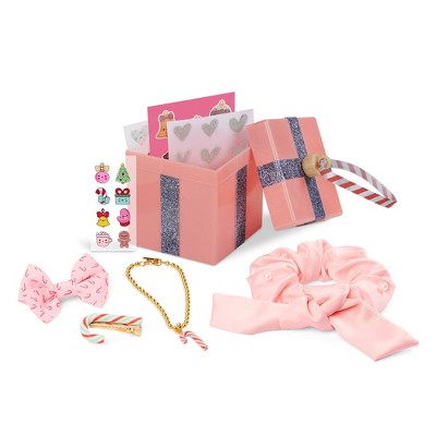 Our Generation Surprise Decorations Holiday Gift Box Series Limited Edition Collectible Ornaments & Mystery Box Accessories for 18" Doll
