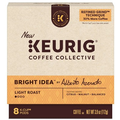 Keurig Coffee Collective Bright Idea Light Roast K-Cup Coffee Pods - 8ct (LOCAL PICKUP ONLY)