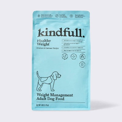 Chicken and Oatmeal Recipe Healthy Weight Dry Dog Food - Kindfull 5lbs