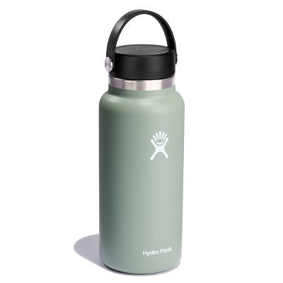 Hydro Flask 32oz Wide Mouth Bottle - Agave: Vacuum-Insulated, BPA-Free, Leakproof