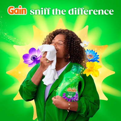 Gain Moonlight Breeze HE Deep Cleaning Concentrated Liquid Laundry Detergent 32 Loads - 42 fl oz