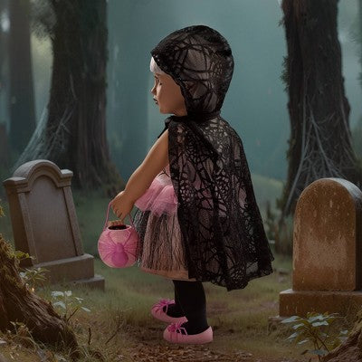 Our Generation Venessa Halloween Collectible 18" Spider Doll Keepsake Collection 2026 Celebration Series - Blonde Hair/Light-Blue Eyes