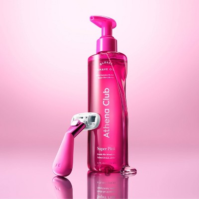 Athena Club Mini Razor - Trial Size - Super Pink: 5 Blades, Whole Body, Package Quantity 1