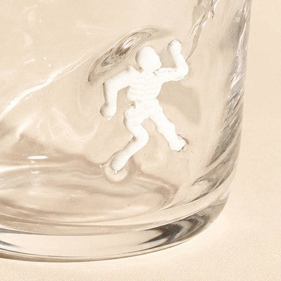 Madison Home 16 fl oz Halloween Moons and Moths Icon Glass