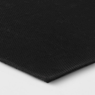 1'6"x2'6" Nautical Striped Micro Poly Loop Floormat White/Navy Blue - Room Essentials: Indoor Kitchen & Bathroom Mat